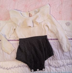 Toddler Girl Sweater Romper Boutique Long sleeve